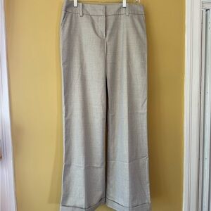 Trina Turk Light Gray Wide Leg Pants